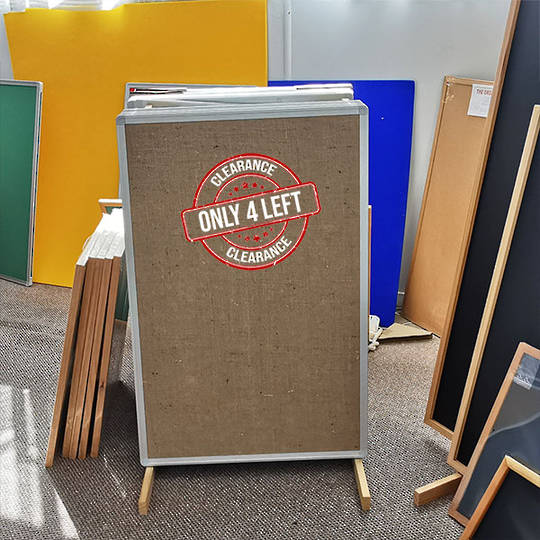Pinboard | Aluminium Frame | 600 x 900mm | Hessian Natural